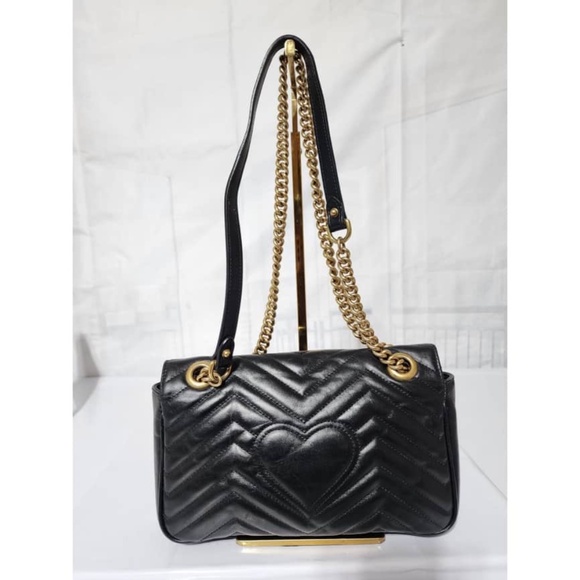 Authentic Gucci GG Marmont Medium Matelassé Shoulder Bag - Picture 4 of 14